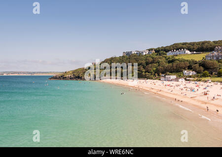 Porthminster Beach St Ives, Cornwall, estate Foto Stock