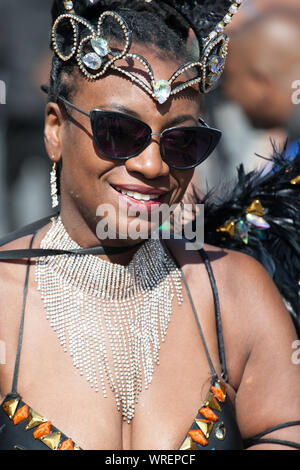 Hackney West Indian Carnival Londra Foto Stock