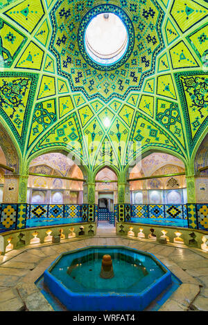 Sultan Amir Ahmad Bathhouse, Kashan, Provincia di Isfahan, Repubblica Islamica di Iran Foto Stock