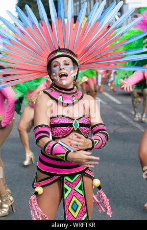 Hackney West Indian Carnival Londra Foto Stock