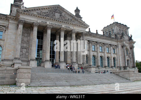 Il Parlamento (Reichstag di Berlino (Germania) Foto Stock