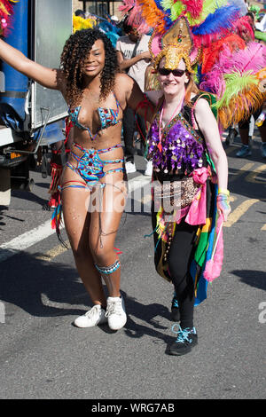 Hackney West Indian Carnival Londra Foto Stock