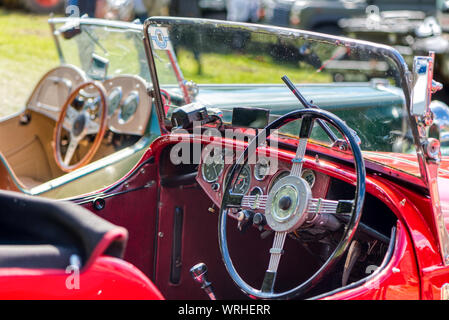 Classic Car Show, Hinton bracci, Cheriton, Hampshire, Regno Unito Foto Stock