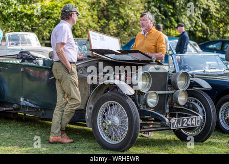 Classic Car Show, Hinton bracci, Cheriton, Hampshire, Regno Unito Foto Stock