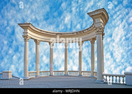 Massa osservativa in città Sebastopoli Foto Stock