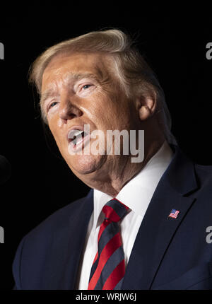 Washington DC, Stati Uniti d'America . Decimo Sep, 2019. Presidente Donald Trump offre commento al 2019 Nazionale nero storicamente college e università settimana di conferenza, in Washington, DC martedì, 10 settembre 2019. Foto di Kevin Dietsch/UPI Credito: UPI/Alamy Live News Foto Stock