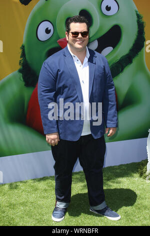 Premiere di Columbia Pictures 'Angry Birds Movie 2' al Regency Theatre di Westwood a Los Angeles, la California il 10 agosto 2019 dotate di: Josh Gad dove: Los Angeles, California, Stati Uniti quando: 10 Ago 2019 Credit: Sheri Determan/WENN.com Foto Stock