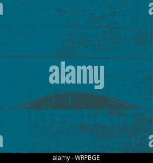 Happy Halloween biglietto di auguri. Creepy Monster con denti affilati guardando dalle tenebre. Illustrazione Vettoriale