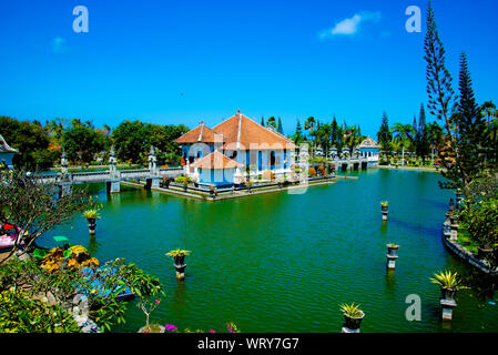 Giardino di Soekasada Ujung - Bali - Indonesia Foto Stock