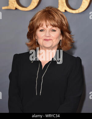 Londra, Regno Unito. 09Sep, 2019. Lesley Nicol assiste il Cavendish Abbey Premiere mondiale a Cineworld Leicester Square a Londra. Credito: SOPA Immagini limitata/Alamy Live News Foto Stock