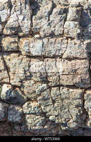 Rotto Rock formazione in spagnolo montagne. Foto Stock