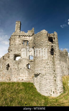 Coity Castle rovine nei pressi di Bridgend, nel Galles del Sud Foto Stock