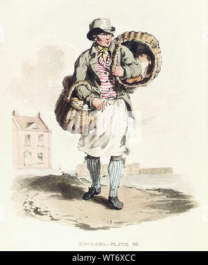 Il pittoresco di rappresentazioni di vestire e modi della lingua inglese - - 1814 - - da William Alexander (1767 1816) - Illustrazione Di Baker Foto Stock