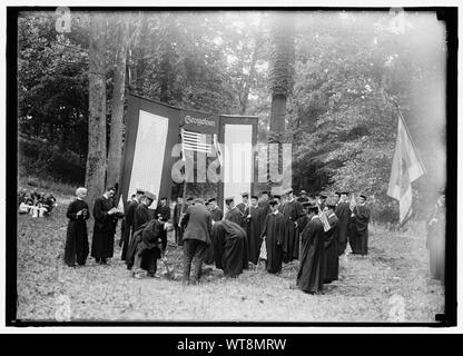 MEMORIAL alberi. MEMORIAL la piantumazione di alberi presso la Georgetown University Foto Stock