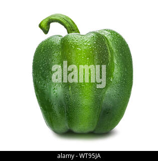 Ortaggi freschi, peperoni gialli, di grandi dimensioni, giallo rosso, sfondo , shutterstock, rosso verde Foto Stock