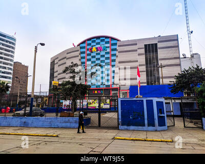 Gamarra presso la Victoria il tessuto più grande e il mercato tessile dal Sud America in Lima Peru Foto Stock