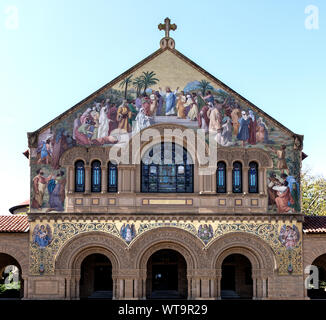 La Chiesa commemorativa sul Stanford University campus in Palo Alto, California Foto Stock