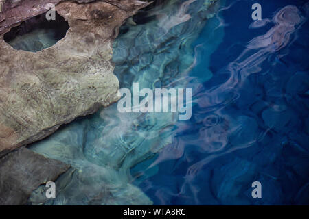 Lago Blu in Chapada Diamantina Foto Stock