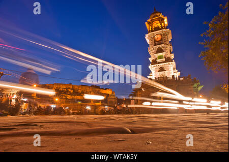 Ghanta Ghar, Jodhpur torre dell'orologio Foto Stock