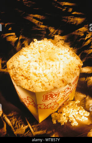 Scatola di Popcorn Foto Stock