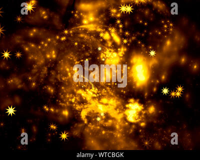 Luminoso spazio sfocata sullo sfondo a tema - abstract generati digitalmente immagine Foto Stock