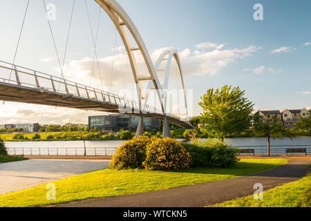 La Infinity Bridge a Stockton-on-Tees Foto Stock