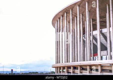 Foto del National Stadium nella città di Brasilia, noto anche come: 'Mané Garrincha'. Foto Stock