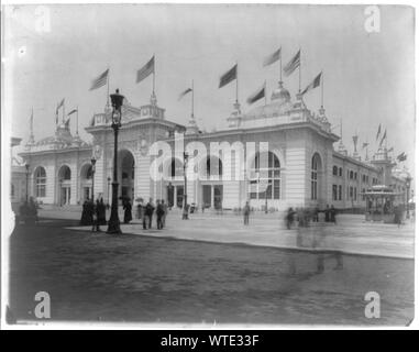 Costruzione di data mining al mondo del Columbian Exposition, Chicago, Illinois, 1893 [esterno] Foto Stock