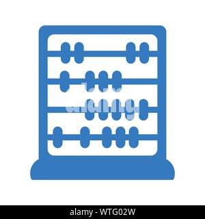 Vettore Icona Abacus Illustrazione Vettoriale