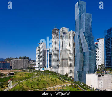 Paseo De Los Arquitectos, Lomas De Santa Fe, Città Del Messico, Messico Foto Stock