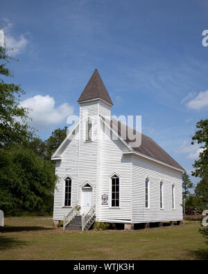 Montpelier Chiesa Metodista, Stockton, Alabama Foto Stock