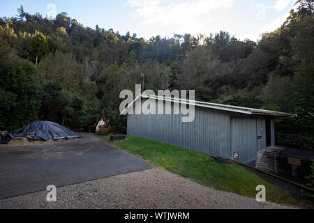 Foto di Tim Cuff - 13 Giugno 2019 - Il powerhouse, Pupu Schema idrostatico, Golden Bay, Nuova Zelanda Foto Stock