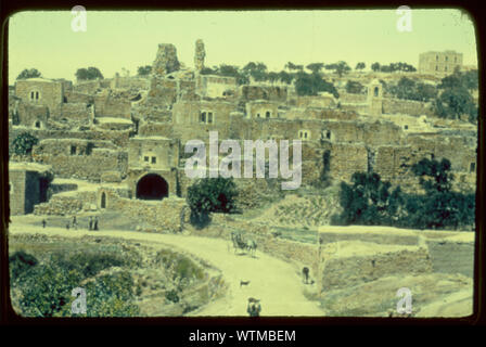 Mount of Olives, Betania, ecc. Betania dal trasporto su strada Foto Stock