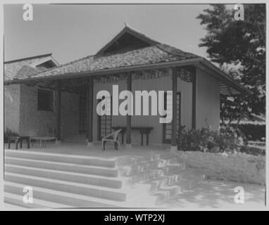 La sig.ra Byron S. Ramsing, residence a 232 Emerald Ln., Palm Beach, Florida. Foto Stock