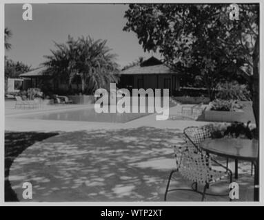 La sig.ra Byron S. Ramsing, residence a 232 Emerald Ln., Palm Beach, Florida. Foto Stock