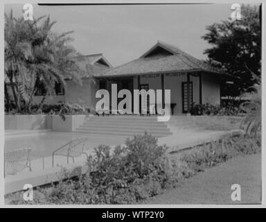 La sig.ra Byron S. Ramsing, residence a 232 Emerald Ln., Palm Beach, Florida. Foto Stock