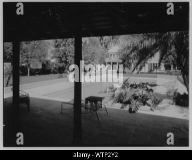 La sig.ra Byron S. Ramsing, residence a 232 Emerald Ln., Palm Beach, Florida. Foto Stock