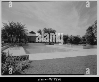 La sig.ra Byron S. Ramsing, residence a 232 Emerald Ln., Palm Beach, Florida. Foto Stock
