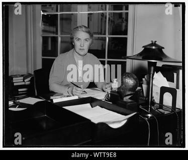 La sig.ra Marguerite Lehand, segretario personale del presidente Roosevelt Foto Stock