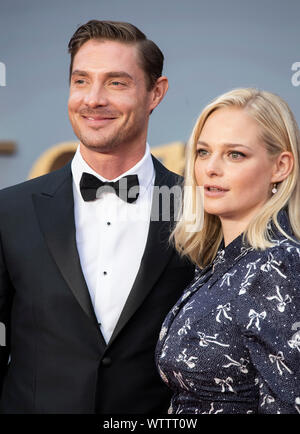 Londra, Regno Unito. 09Sep, 2019. Max marrone e Annabelle Horsey frequentare la Premiere mondiale di Cavendish Abbey a Leicester Square a Londra. Credito: SOPA Immagini limitata/Alamy Live News Foto Stock