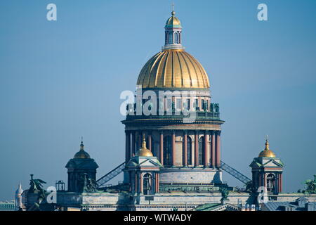 La Cattedrale di San Isacco a San Pietroburgo, Russia Foto Stock