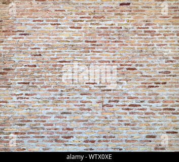Vecchio muro di antico muro di mattoni Foto Stock