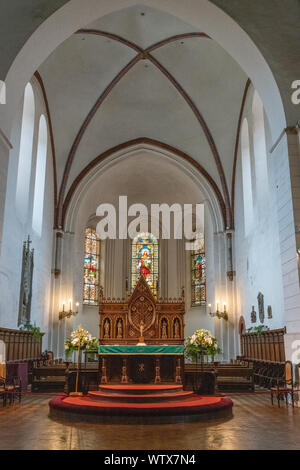 All'interno della Cattedrale di Riga, Riga, Lettonia Foto Stock