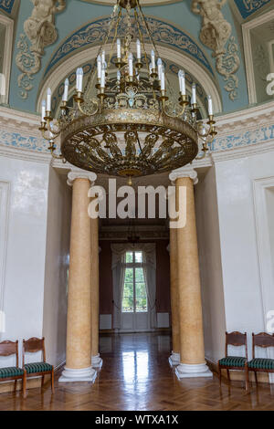 Palazzo Mezotne interno, Lettonia Foto Stock