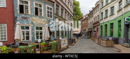 Città vecchia di Riga, Lettonia Foto Stock