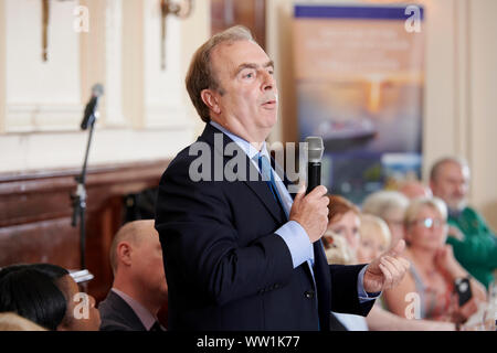 Peter Hitchens al oldie pranzo letterario 10/09/19 Foto Stock