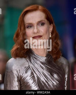 Toronto, Canada. 11 Sett 2019. Isabelle Huppert arriva per la prima assoluta di "Frankie' alla principessa di Galles Theatre durante il Toronto International Film Festival di Toronto, Canada Mercoledì, 11 settembre 2019. Foto di Chris Chew/UPI Credito: UPI/Alamy Live News Foto Stock