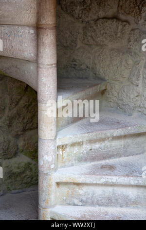 Pietra scalinata a spirale Foto Stock