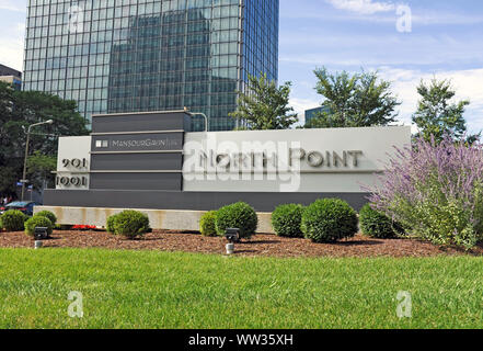 North Point Ufficio Torre a oriente del IX e Lakeside Ave in downtown Cleveland Ohio è casa di Cleveland fondato studio legale Jones Day. Foto Stock