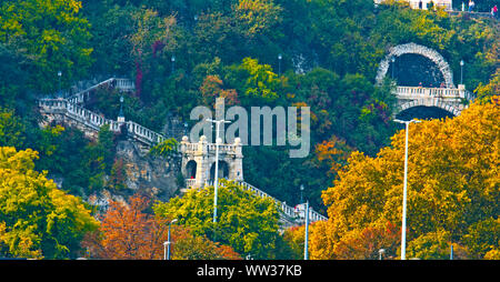 Budapest, Ungheria ,(Mai 15 2019) Bella vista su Budapest, Ungheria a Budapest, Ungheria. Foto Stock